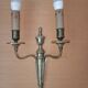 Paire d appliques Louis XVI en bronze