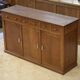 Buffet Art Déco moderniste en chêne massif 1940’s