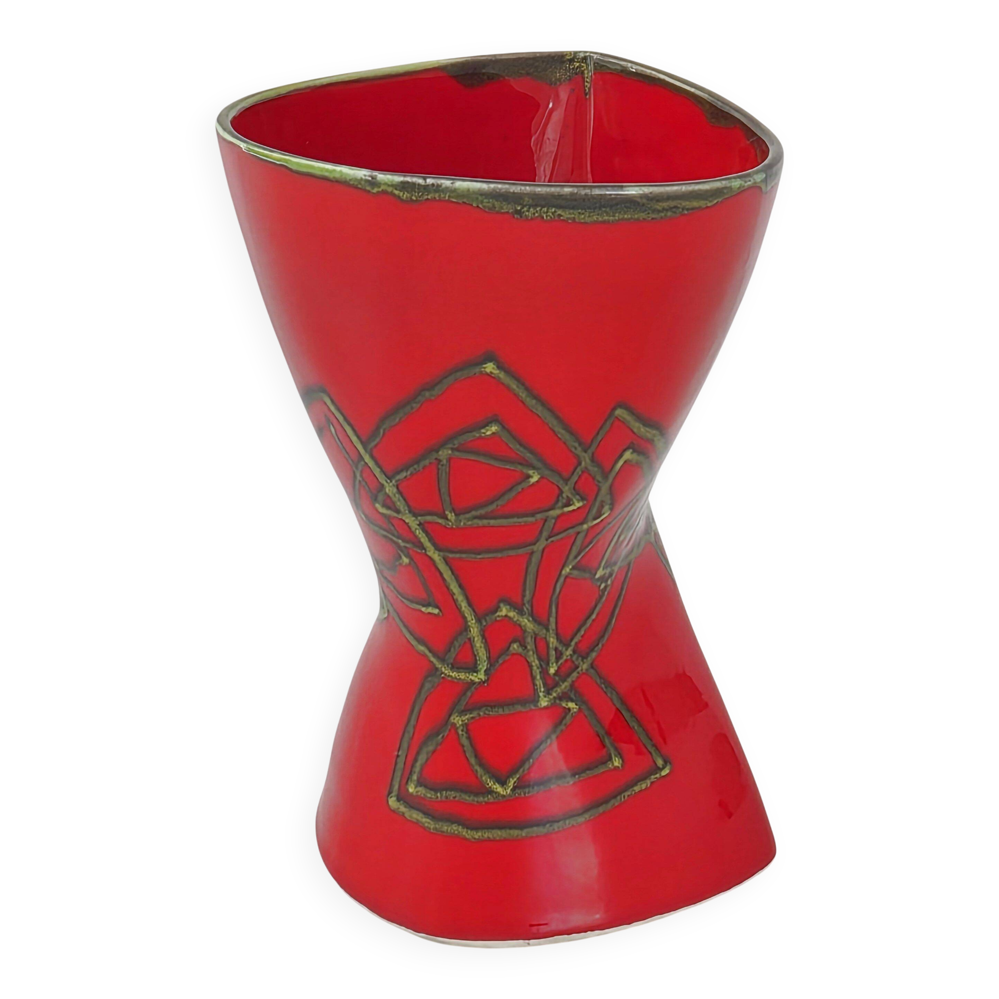 Vintage 1950 vase by François Ré Vallauris