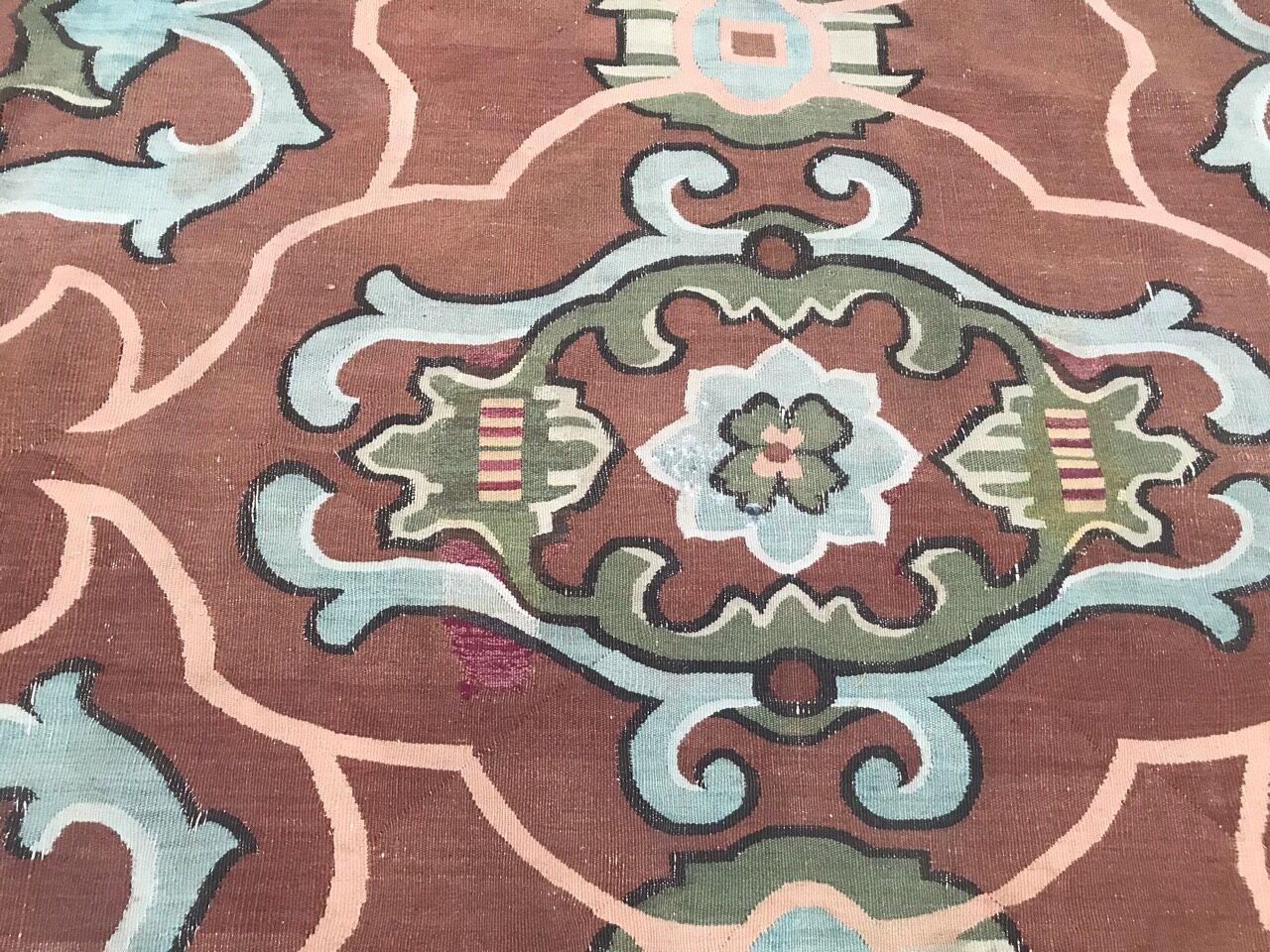 Carpet Aubusson 19th hand woven 208x306 cm