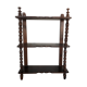 Étagère ancienne en bois brut