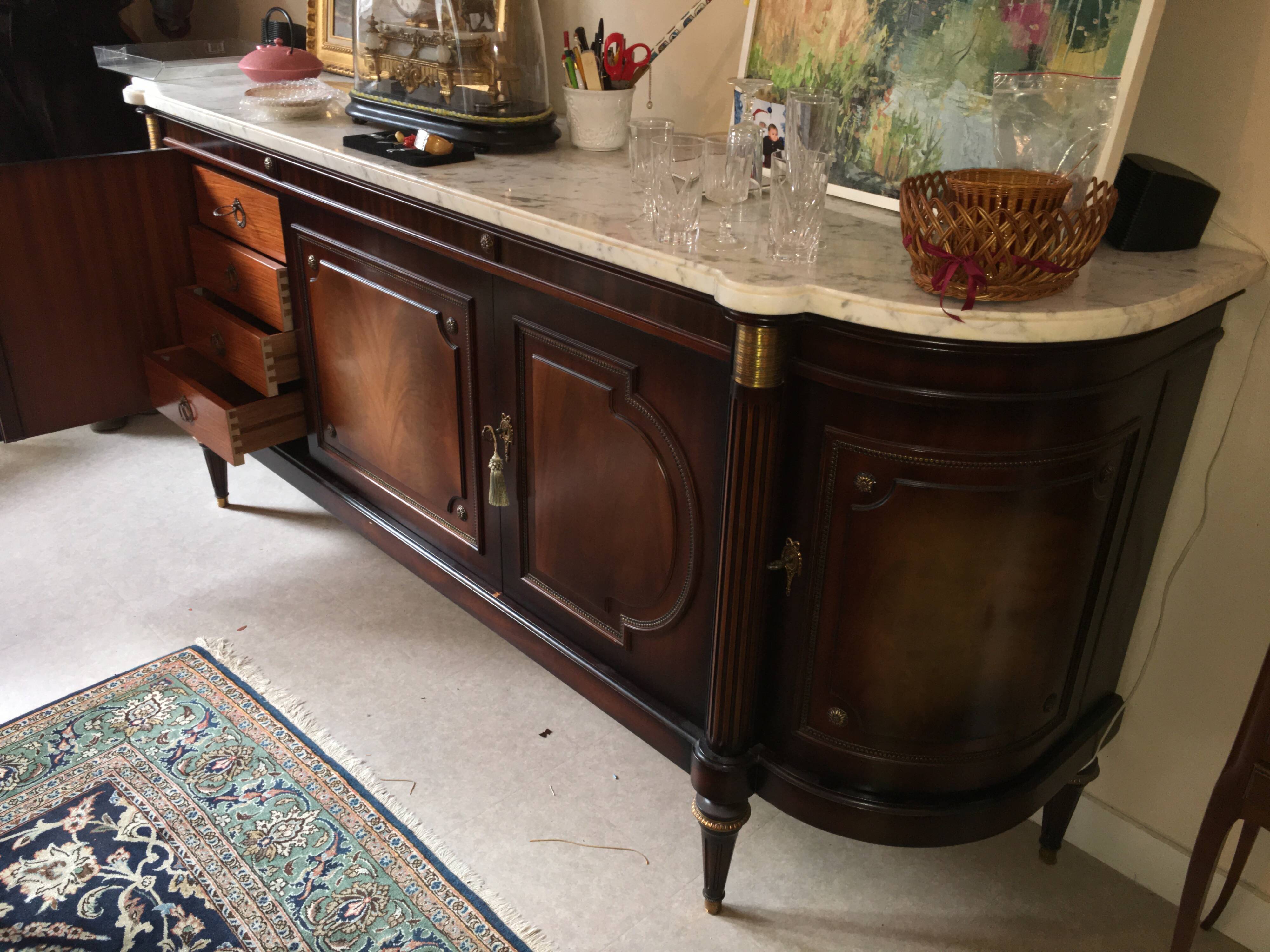 Louis 16 style sideboard signed Ehalt