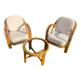 AUDOU-MINNET Rattan Lounge