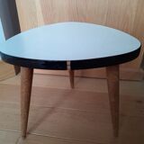 Formica tripod side table