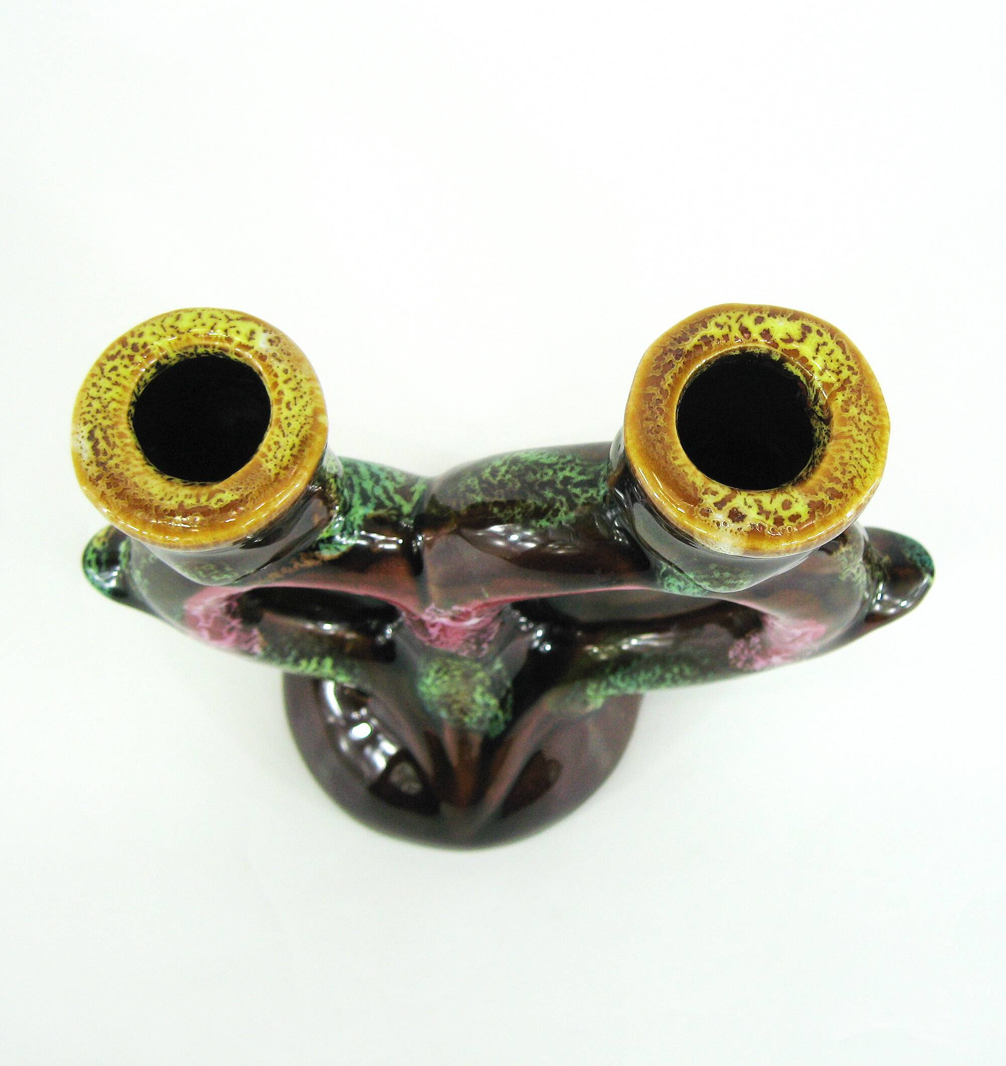 Ceramic candlestick - Georges Pougues-les-Eaux - vintage 60s