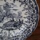 Round dish stamped Lunéville KG Tradition special grand feu