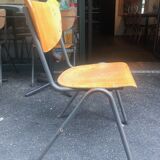 Vintage chair wood metal