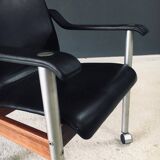 Mid-Century Modern Scandinavian Office Chair from Dyrlund, Denmark, 1960s