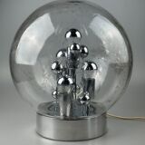60s 70s table lamp ball lamp Doria "Big Ball" glass space age design
