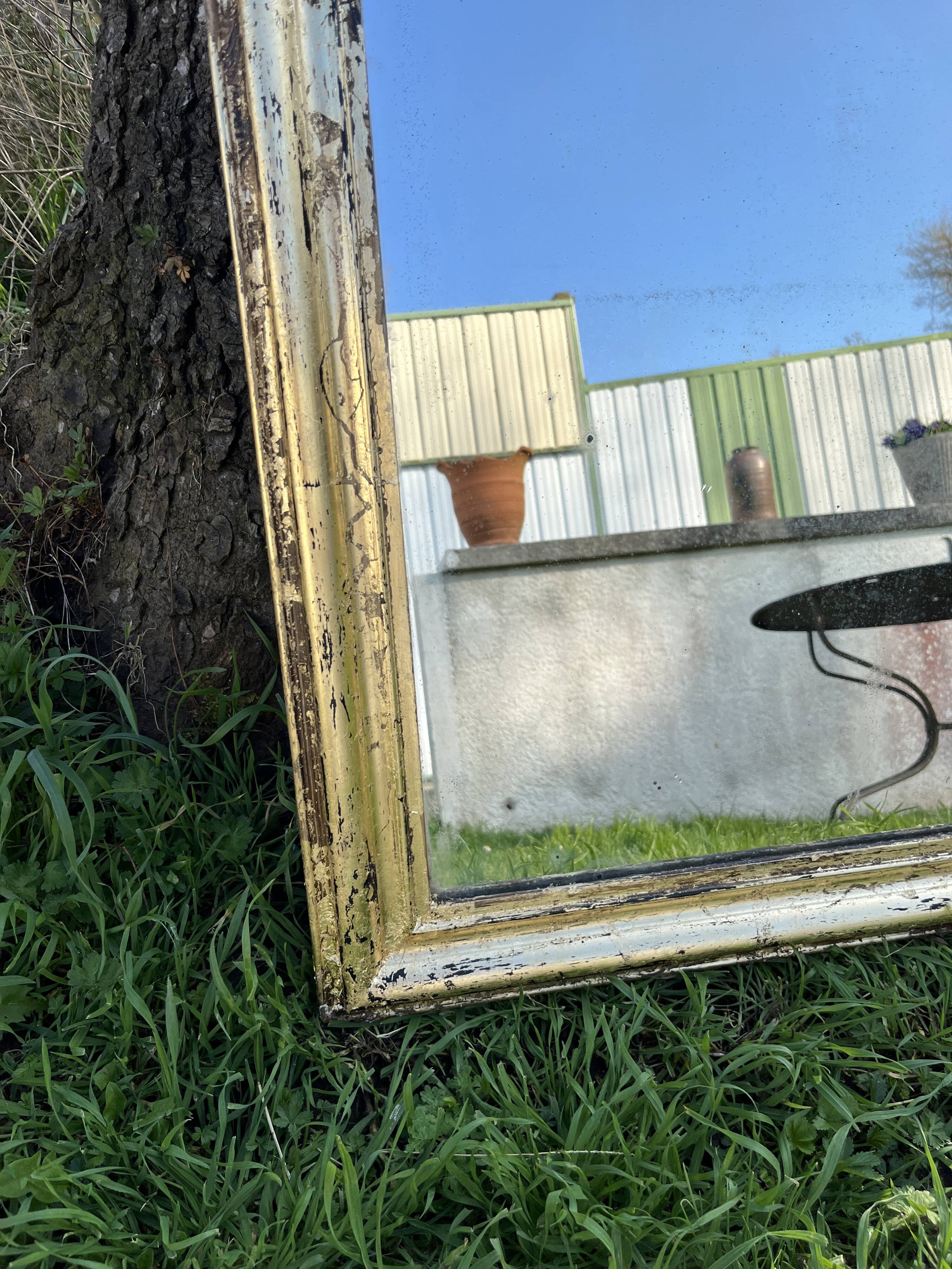 Miroir Louis-Philippe Doré 92 x 64
