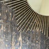Sun mirror 1960 rn gilded metal