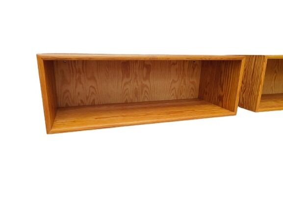 Two Mid Century floating cabinets