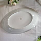 Plat Ovale en Porcelaine Vierzon Plat de Service