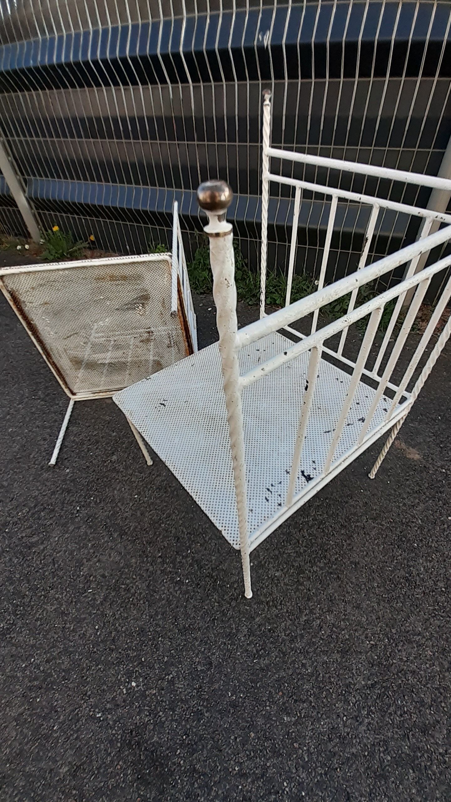 Iron garden chairs