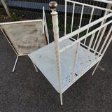 Chaises de jardin en fer
