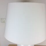 Opaline table lamp 70s space age foot baluster