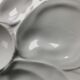 Ensemble de 6 assiettes Pillivuyt porcelaine blanche