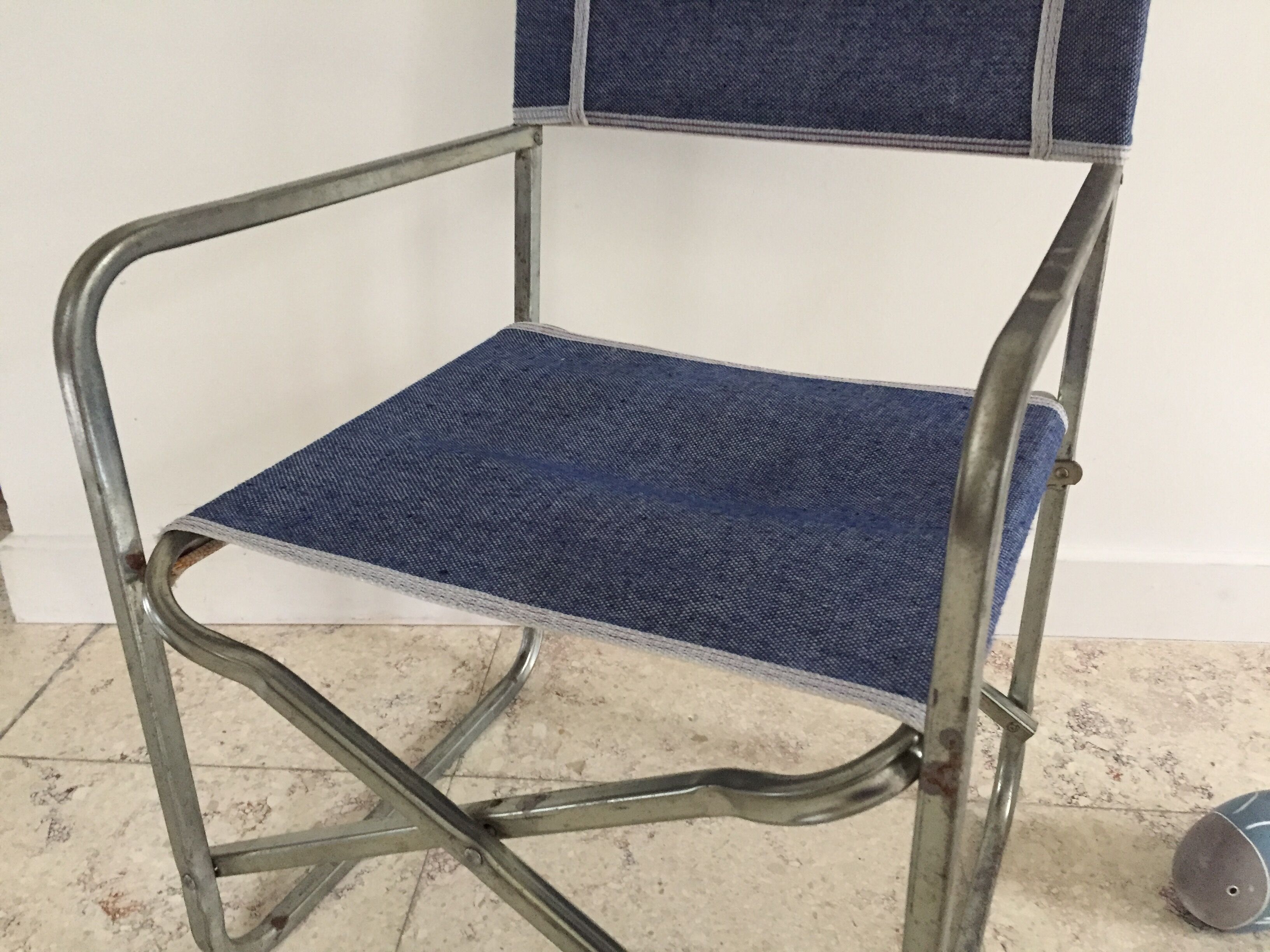 Vintage folding armchair for children