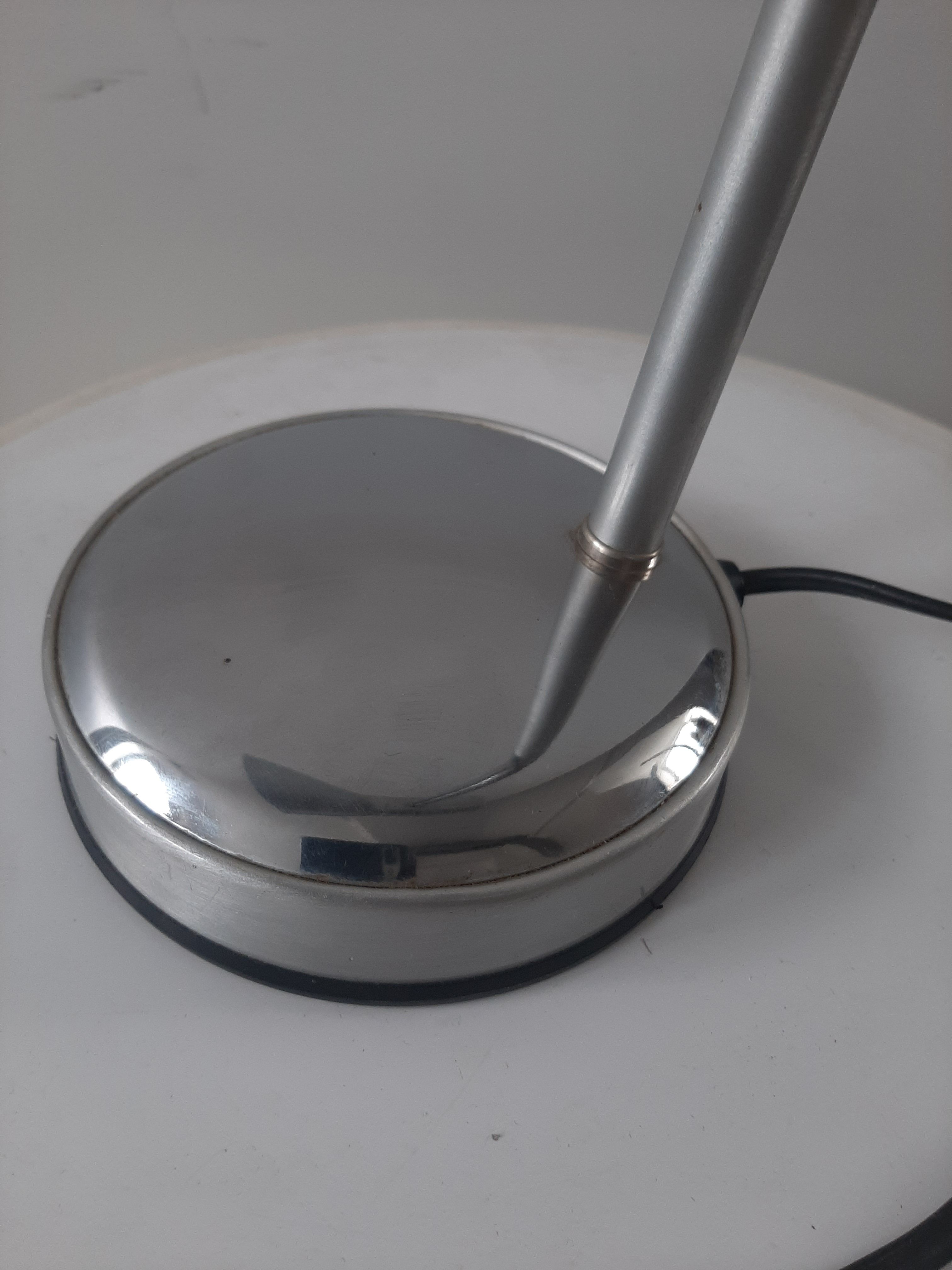 Vintage lamp 70s chrome and aluminum Veneta lumi
