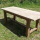 Old table in solid chene