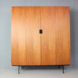 Cees Braakman Japanese Series "KU14" Teak wardrobe for Pastoe, 1960s