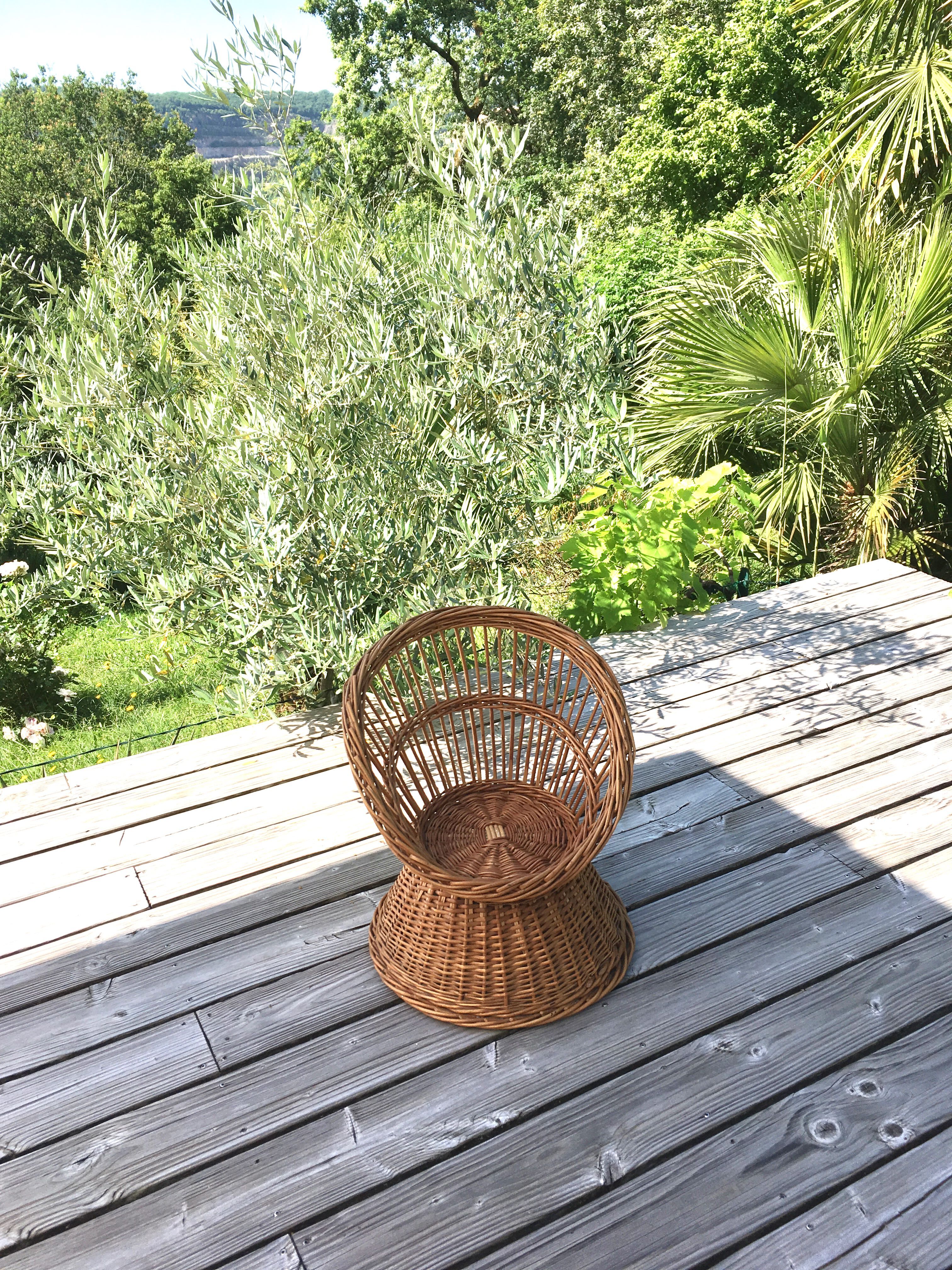 Rattan child chair