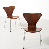 Pair of 'Series 7' Dinning Chairs by Arne Jacobsen for Fritz Hansen, Denmark - 1955
