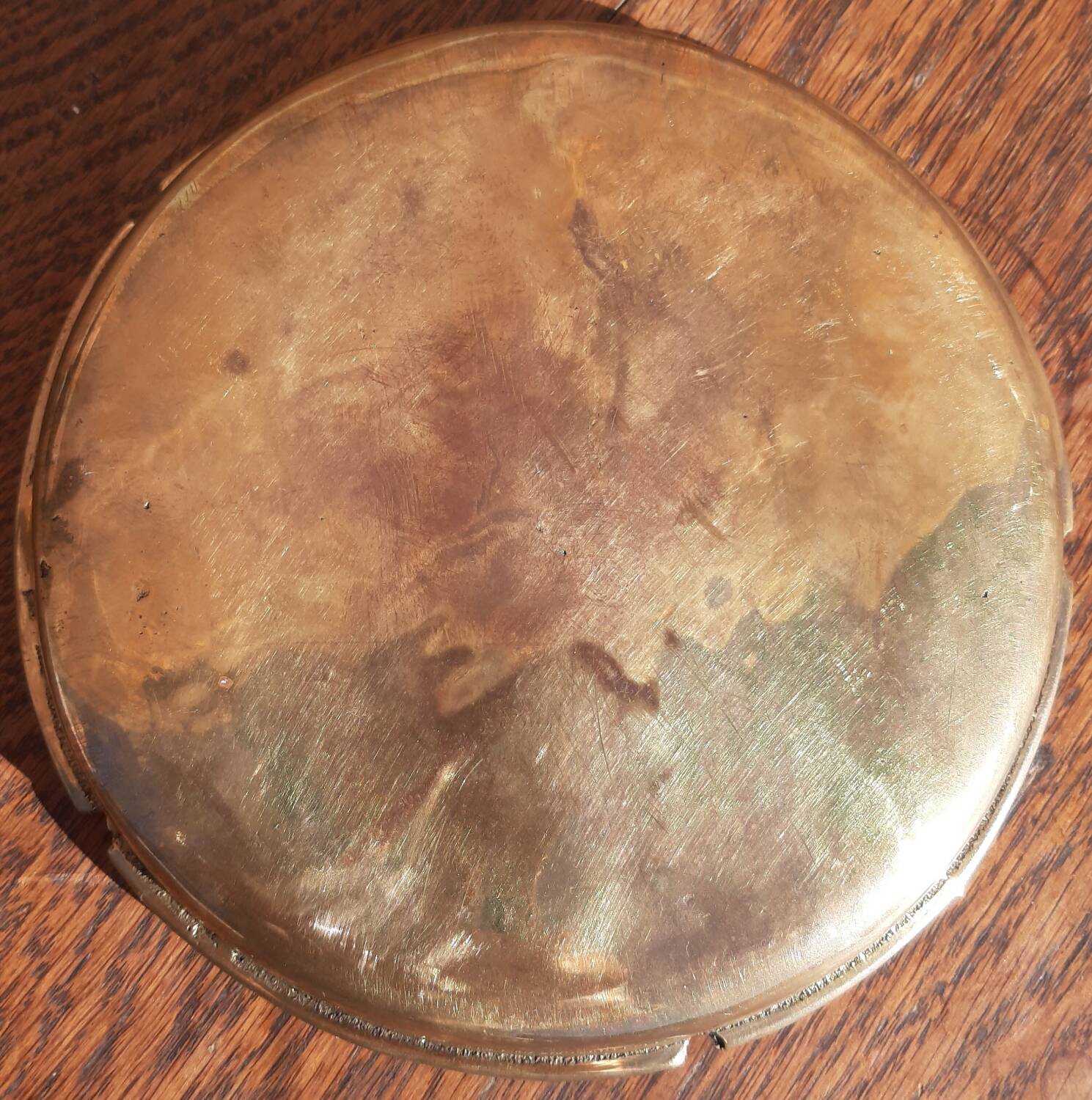 “Wagons-Lits Cook” 1930 bronze ashtray.