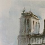 Lithographie Paris Notre Dame