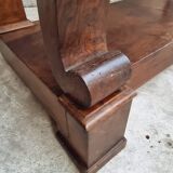 Antique side table trumeau or console table mahogany