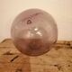 Old glass ball of fishing net marked "LT"