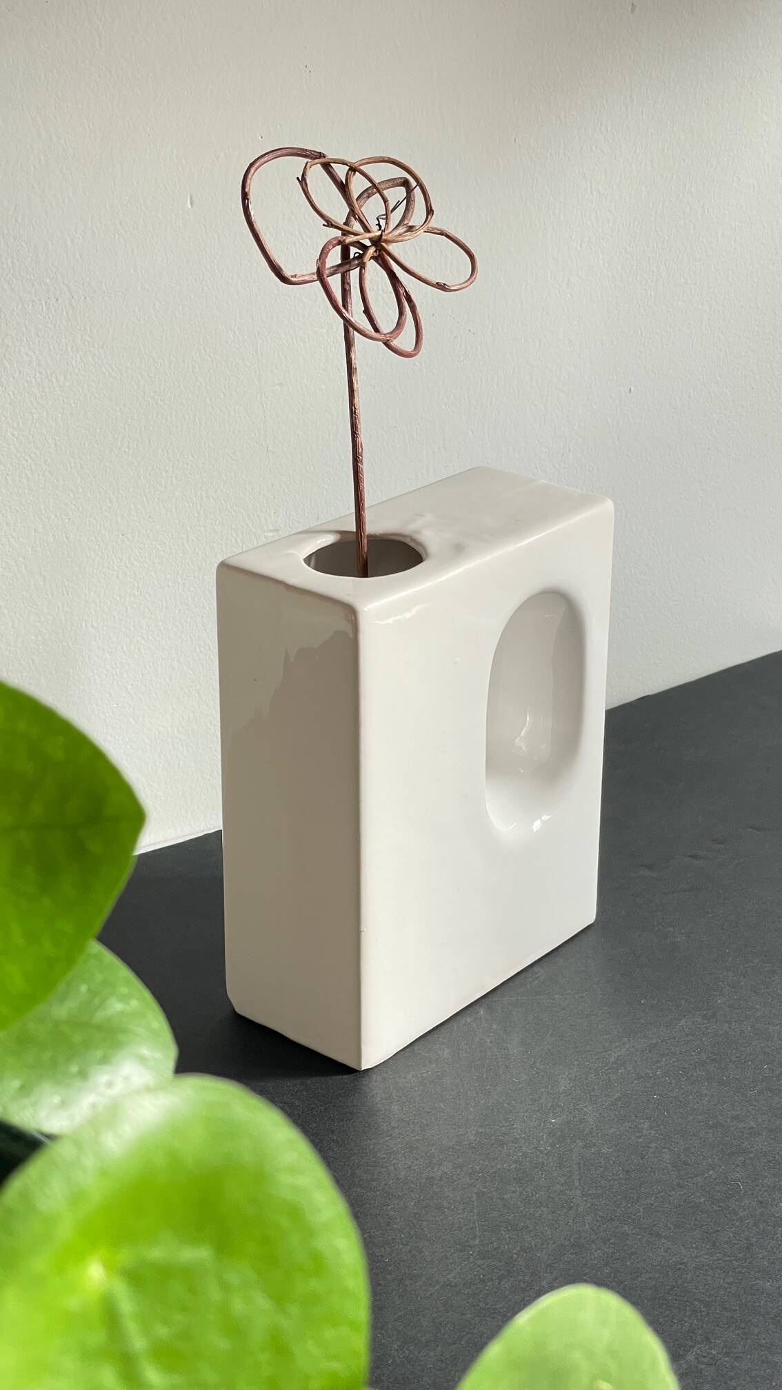 1980s Ceramic Design Vase