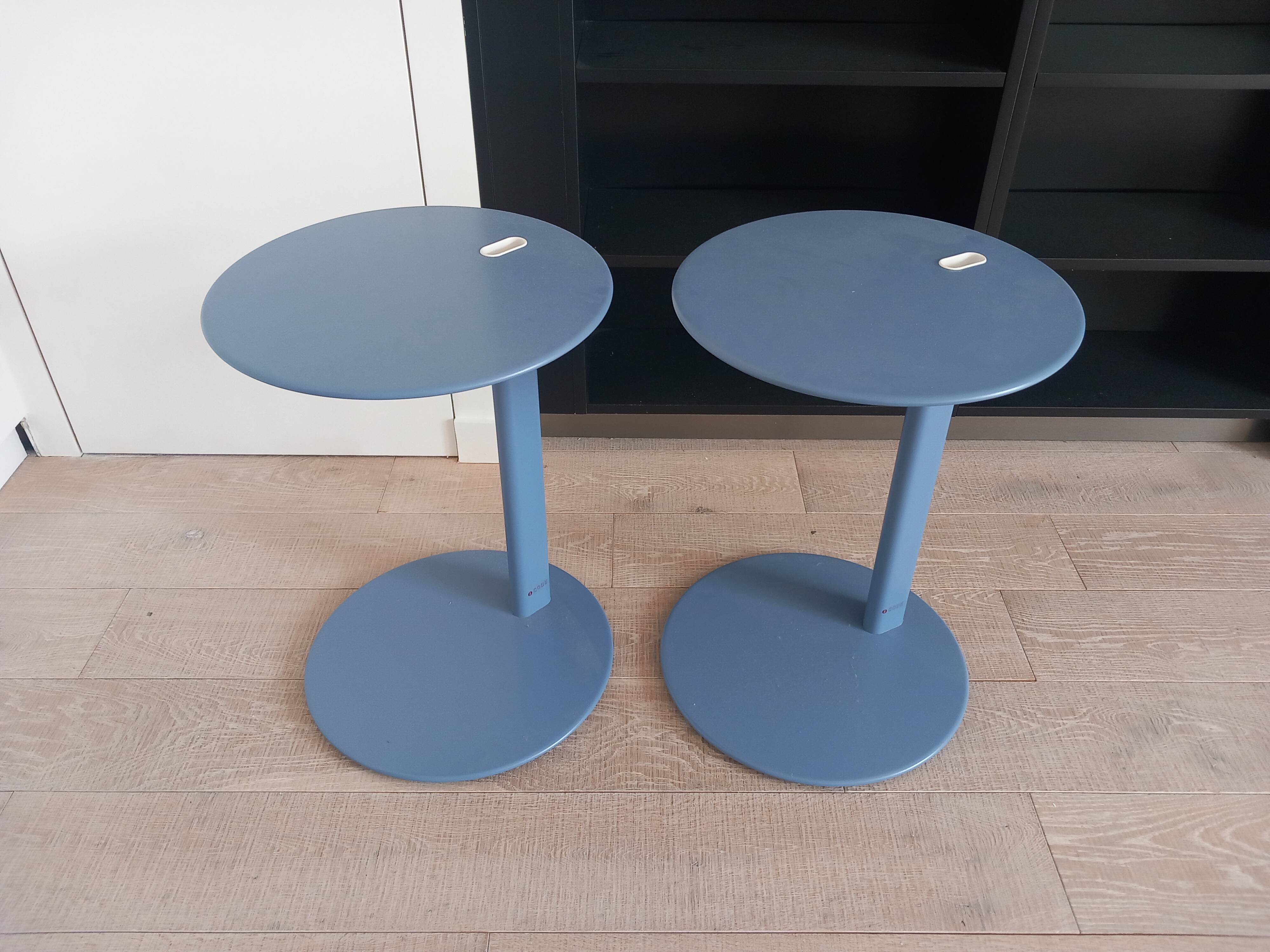 2 tables basses tender calligaris - design italien – excellent état