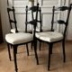 4 Napoleon III flying chairs