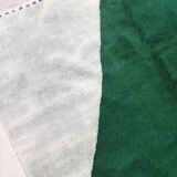 Tapis azilal fait main multicolore vert, rose, bleu, gris taille 150x250 cm