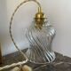 Vintage glass globe lamp