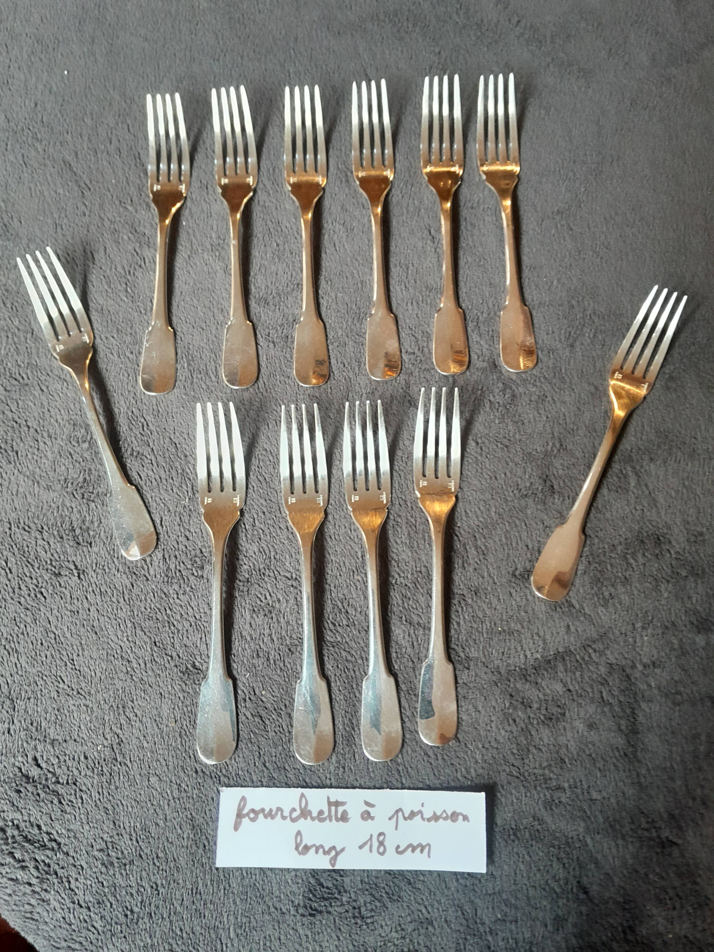 household set 172 pieces Christofle model Cluny