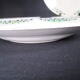 5 plates and a dish faïence de longchamp terre of fer series cannes art deco