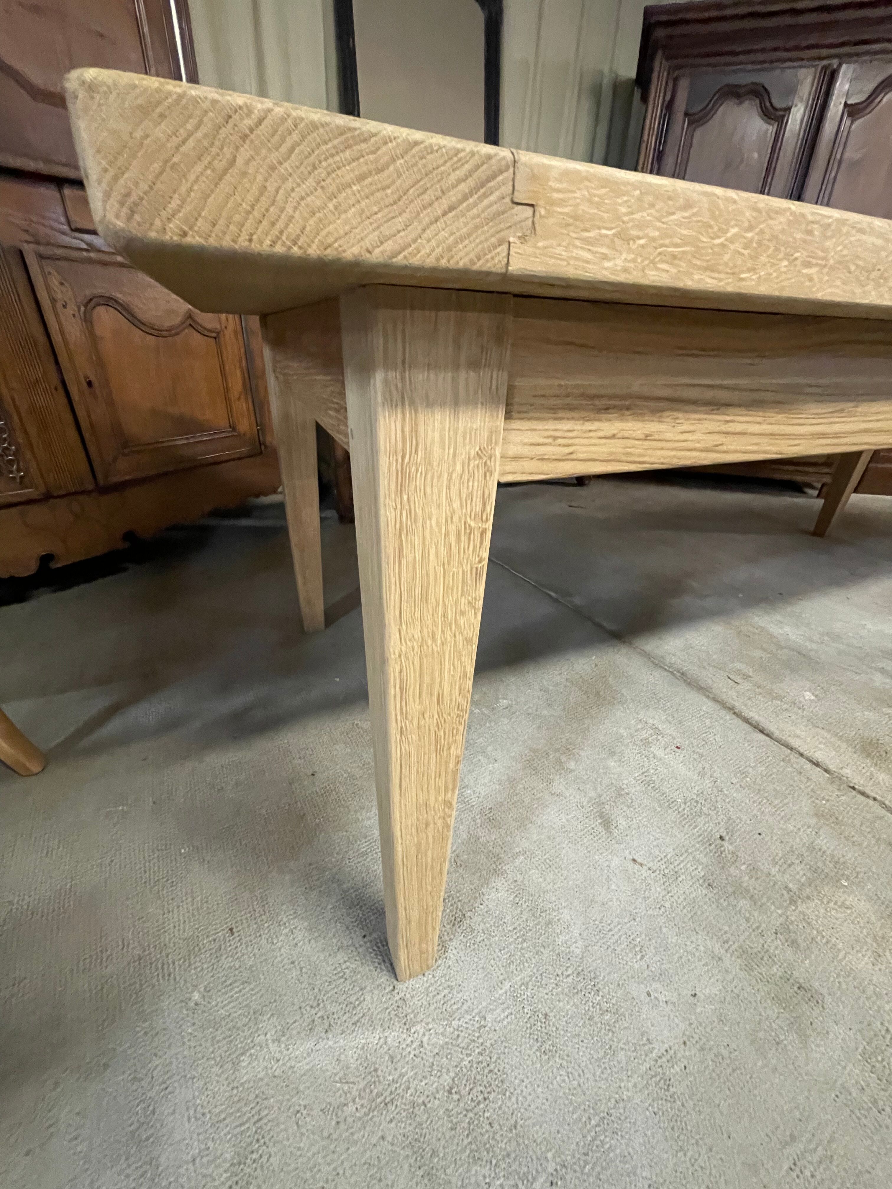 Table oak raw