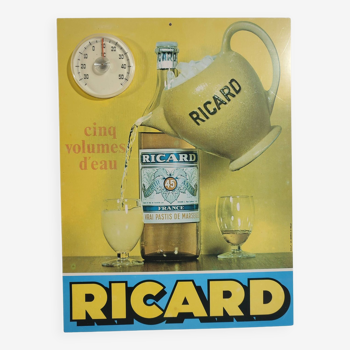 Publicité Ricard Thermomètre / 1960's / Objet Publicitaire