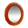 Backlit wall mirror for living room by Hillebrand