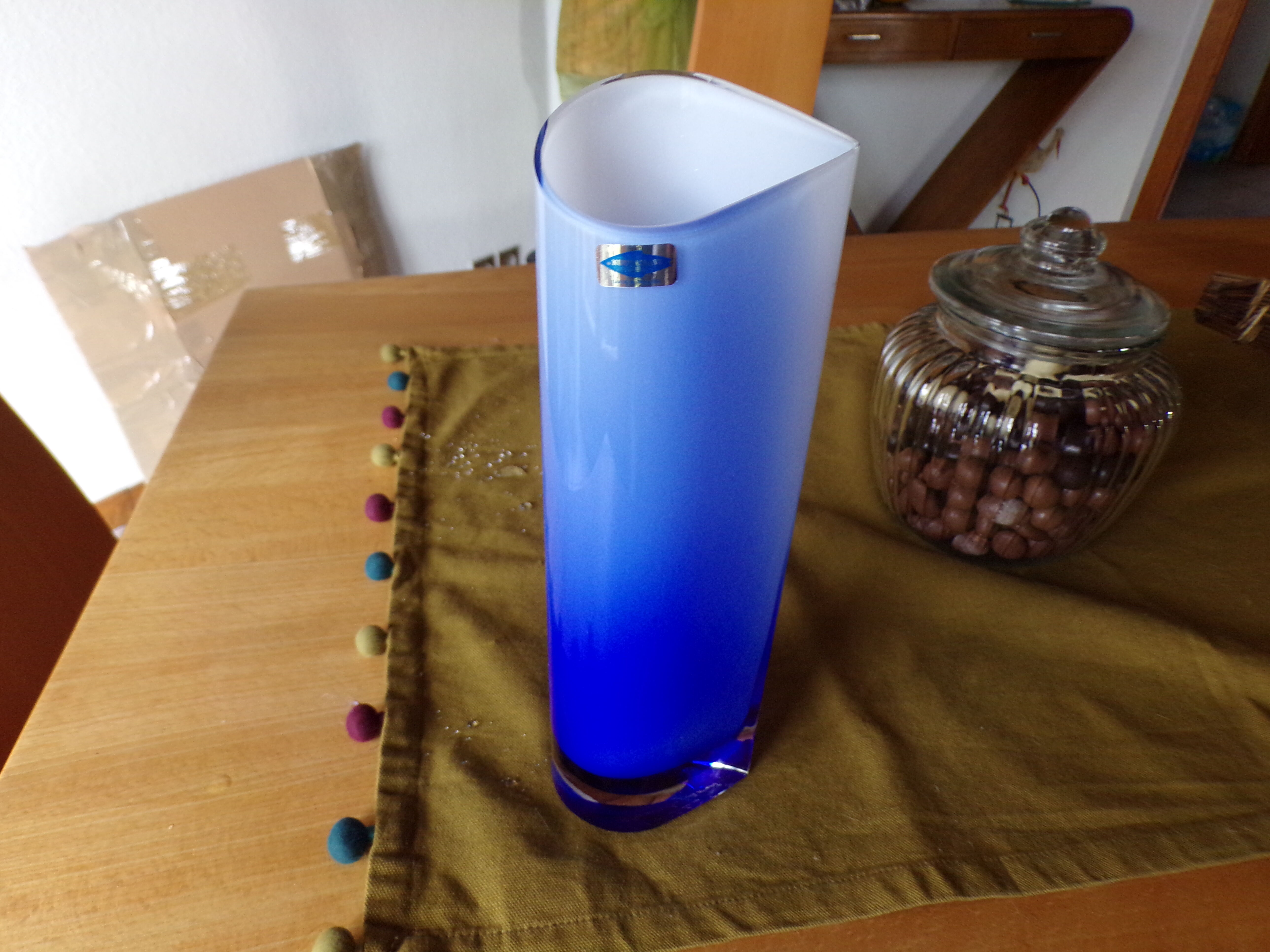 Vase scandinave nuutajärvi signée Toikka