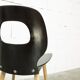 Chaie Baumann model eye 1960 moulded plywood black and wood