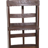 Tribal shelf in ancient Burmese teak