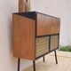 Vintage hifi radio cabinet the voice of his master
