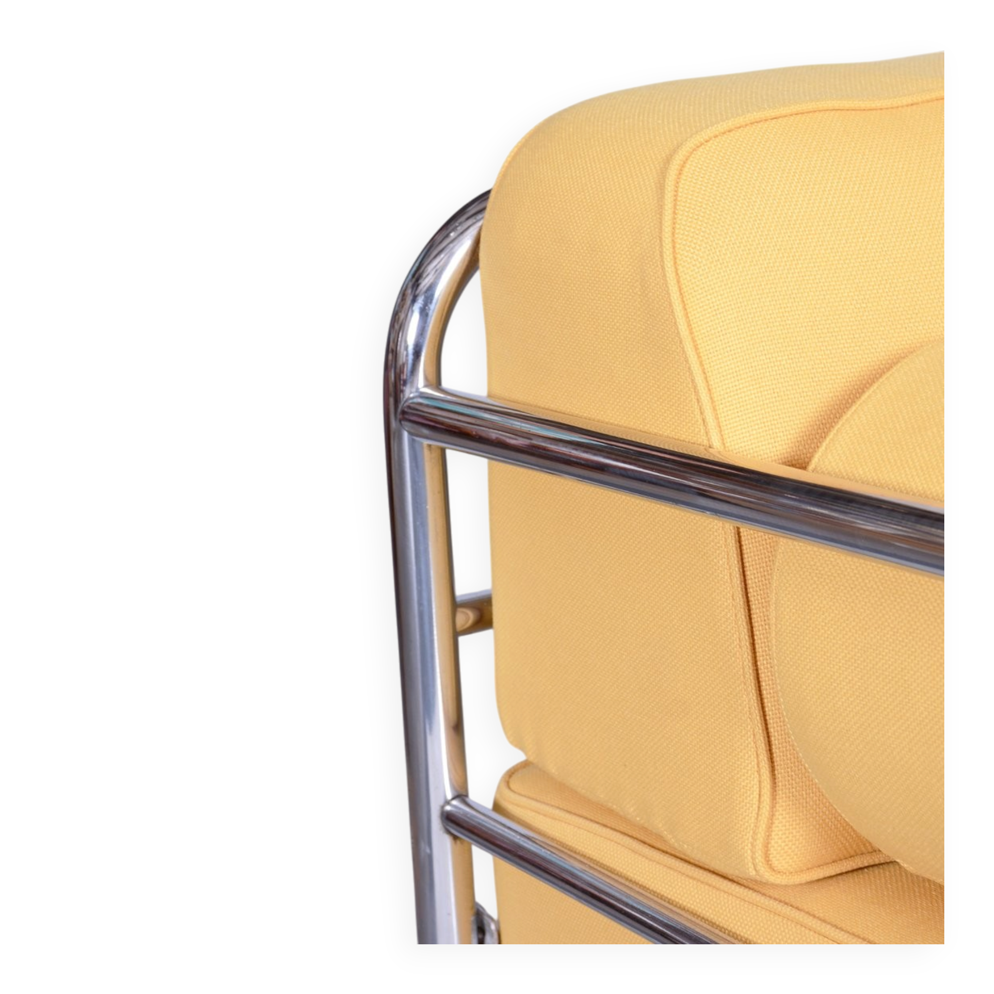 Bauhaus Leather and Tubular Chrome Sofa attributed to Robert Slezák, Czech, 1930s