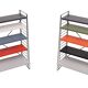 Tomado free standing Metal Colored racks 1960s Holland