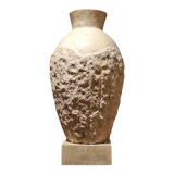 Large Mactan stone vase from the 1980s