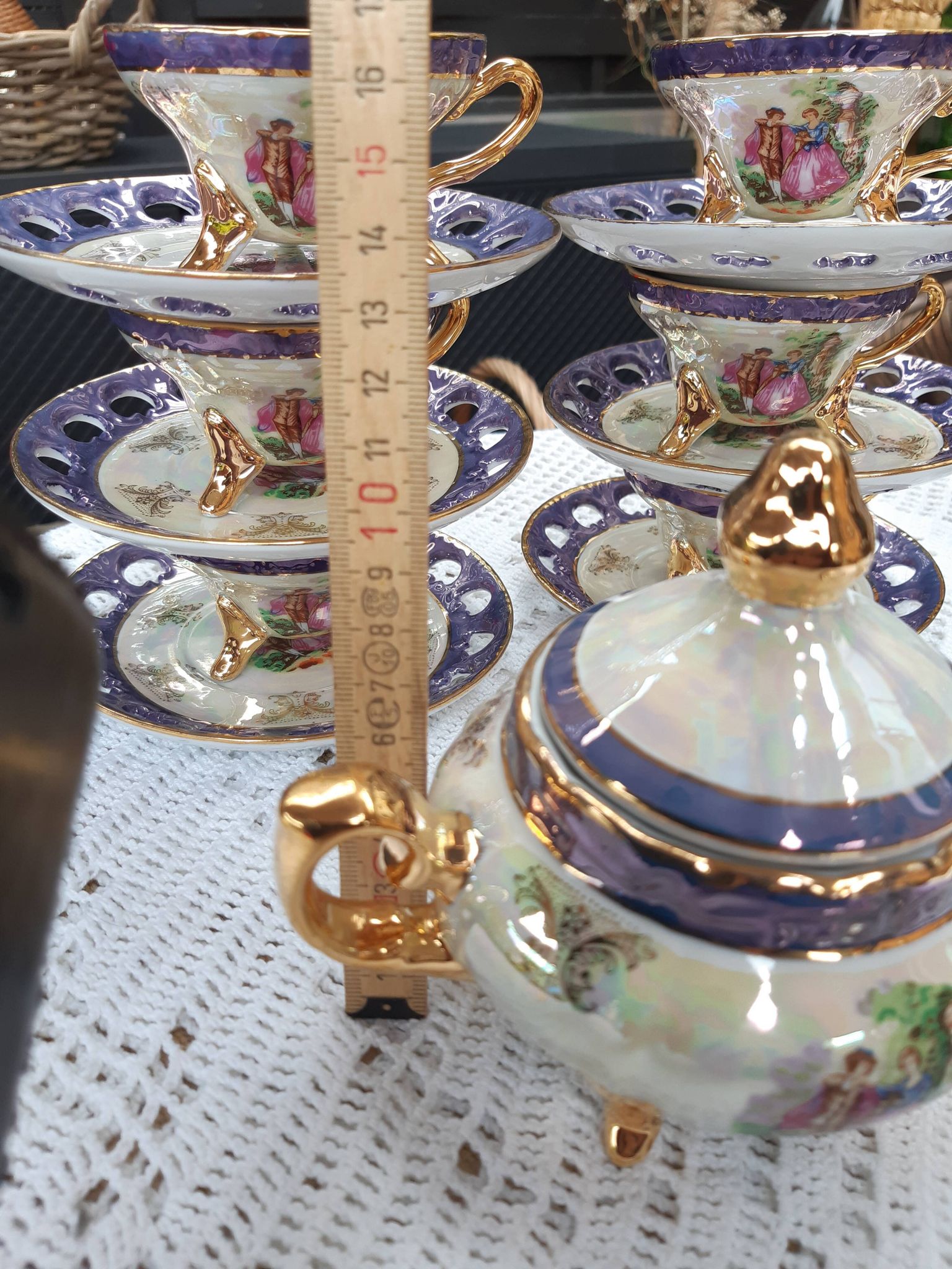 Vintage porcelain café service
