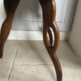 Olivewood tripod stool